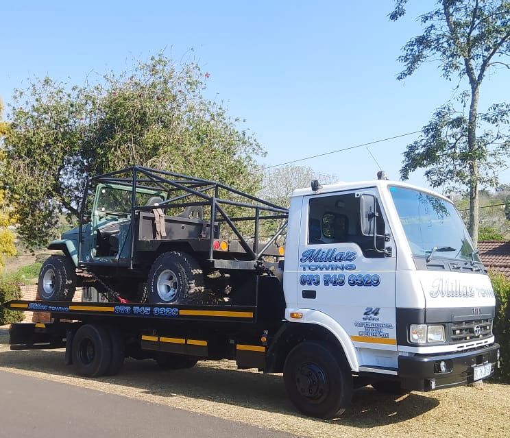 Millaz towing in action